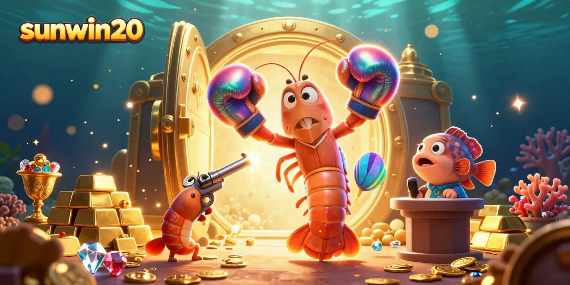 Experience sunwin20's thrilling games surrounded by dazzling treasures in an exciting underwater scene.